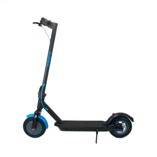 Scooter Eléctrico Azul 8.5". (Rueda Anti Pinchazos) 300W / 10A. Plegable + Suspensión